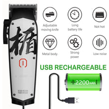 Load image into Gallery viewer, USB Hair Trimmer for Men Electric Hair Cutting Machine