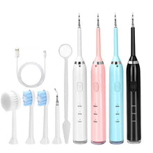 Load image into Gallery viewer, Newest 6in1 Electric Toothbrush Tooth Cleaner USB Rechargeable 3 Modes Sonic Dental Scaler High-frequency to Remove Tartar Stain