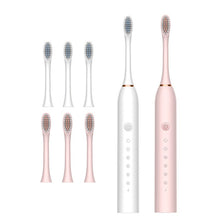 Load image into Gallery viewer, Ultrasonic Electric Toothbrush Rechargeable USB for Adults 6 Modes