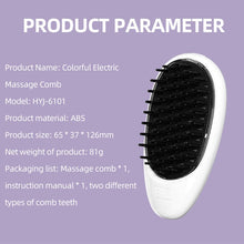 Load image into Gallery viewer, Anti Hair Electric Massage Comb Home Red&Blue Light Hair Growth Fluid Guider Comb Microcurrent Vibration Scalp Repair Massager