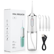 Load image into Gallery viewer, Oral Irrigator Portable Dental Water Jet Flosser USB Charging