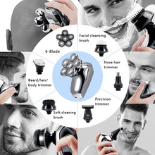 Load image into Gallery viewer, Rechargeable Powerful Beard Hair Electric Shaver For Men