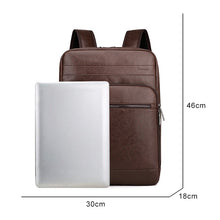 Load image into Gallery viewer, Multifunctional Men's High-quality PU Leather Laptop Backpack