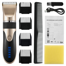 Load image into Gallery viewer, Professional Hair Trimmer Digital USB Hair Clipper