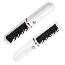 Load image into Gallery viewer, Hot Air Hair Dryer Brush, Multifunction Electric Hair Straightener Brush Negative Ion Fast Heat Curler Comb Styler Tools