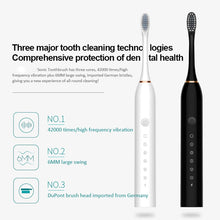 Load image into Gallery viewer, Newest Ultrasonic Electric Toothbrush Rechargeable USB with Base