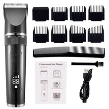 Load image into Gallery viewer, Full Body Washable USB Hair Clipper Ceramic Professional
