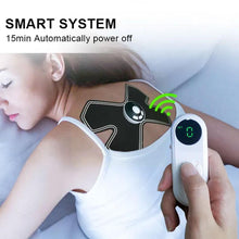 Load image into Gallery viewer, Portable Shoulder Neck Massager With Remote Control Abdominal Body Muscle Microcurrent Massage Electric Machine Stimulator