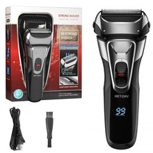 Load image into Gallery viewer, Professional Shaver For Men Rechargeable Powerful Electric Shaver