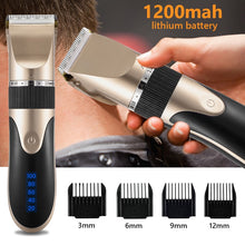 Load image into Gallery viewer, Professional Hair Trimmer Digital USB Hair Clipper