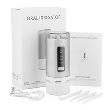 Load image into Gallery viewer, 230ml Electric Oral Irrigator Detachable Water Flosser Portable Dental Irrigator Water Jet Floss Tooth Pick 4 Nozzles Easy Carry