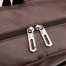 Load image into Gallery viewer, Multifunctional Men's High-quality PU Leather Laptop Backpack