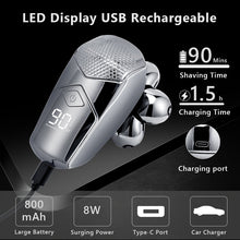 Load image into Gallery viewer, Rechargeable Powerful Beard Hair Electric Shaver For Men