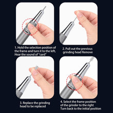 Load image into Gallery viewer, 35000RPM Electric Nail Drill Rechargeable USB Nail Manicure Machine For Salon Portable Professional Nail Sander for Polish