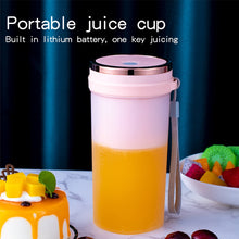 Load image into Gallery viewer, Portable Juicer Cup Juicer Fruit Juice Cup Automatic USB Rechargeable Small Electric Juicer Smoothie Blender Cup Food Processor