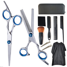 Load image into Gallery viewer, 11Pcs Hairdressing Scissors Set Professional Flat Scissors Thinning Scissors Hair Salon Children Home Hair Cutting Tools