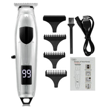 Load image into Gallery viewer, Professional Digital LCD Display Adjustable Beard Trimmer