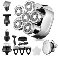Load image into Gallery viewer, New LCD Display Wet Dry Men Electric Shaver Hair Trimmer