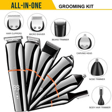 Load image into Gallery viewer, 11in1 Multi Hair Trimmer Men Facial Beard Body Grooming Kits Electric Hair Clipper Nose Ear Trimer Rechargeable