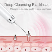 Load image into Gallery viewer, Ultrasonic Skin Scrubber Electric Facial Cleansing Pore Deep Clean Acne Blackhead Remover Peeling Shovel Beauty Machine