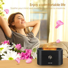 Load image into Gallery viewer, Flame Essential Oil Diffuser Air Humidifier Aromatherapy Fragrance