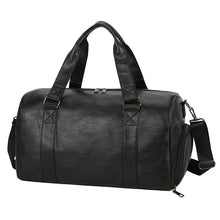 Load image into Gallery viewer, Large Capacity Retro PU Leather Dry Wet Travel Duffel Bag