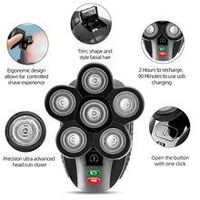 Load image into Gallery viewer, 5In1 Electric Shaver for Men Rechargeable Electric Shavers