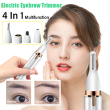 Load image into Gallery viewer, 4 In 1 Electric Epilator Electric Eyebrow Nose Hair Trimmer Painless Shaver Depilator Face Body Hair Removal Tool For Men Women
