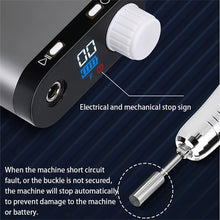 Load image into Gallery viewer, 35000RPM Electric Nail Drill Rechargeable USB Nail Manicure Machine For Salon Portable Professional Nail Sander for Polish