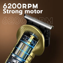 Load image into Gallery viewer, Hair Trimmer 6 In 1 Grooming Kit Hair Clipper Nose Trimmer Shaver Body Trimmer Professional Rechargeable Metal Vintage