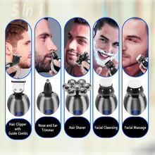 Load image into Gallery viewer, Men Grooming Kit Wet Dry Electric Shaver Beard Hair Trimmer