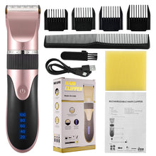 Load image into Gallery viewer, Professional Hair Trimmer Digital USB Hair Clipper