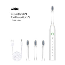 Load image into Gallery viewer, Smart Electric Sonic Toothbrush Rechargeable USB Teeth Brush