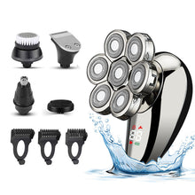 Load image into Gallery viewer, Men’s Electric Razor Cordless Beard Clipper Bald Head Shaver Sideburn Beard Trimmer Face Hair Shaving Machine Wet/Dry Use