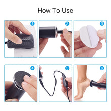 Load image into Gallery viewer, USB Pedicure Foot Care Tool Files Pedicure Callus Remover