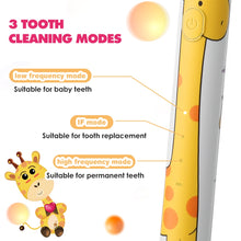 Load image into Gallery viewer, Child Toothbrush Children Sonic Electric Tooth Brush Children's Teeth Cleaning Kids Toothbrushes for Children Cartoon with Heads