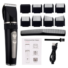 Load image into Gallery viewer, USB Hair Clipper For Men Rechargeable Electric Razor