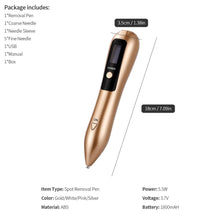 Load image into Gallery viewer, Skin Tag Mole Removal Plasma Pen Black Dot Remover Electric Wart Eliminator Mole Nevus Remover Beauty Tool