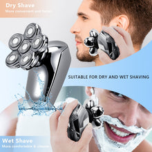 Load image into Gallery viewer, Rechargeable Powerful Beard Hair Electric Shaver For Men