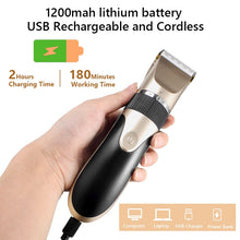 Load image into Gallery viewer, Professional Hair Trimmer Digital USB Hair Clipper