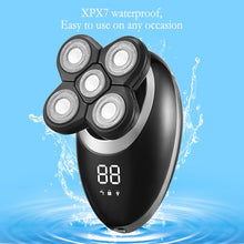 Load image into Gallery viewer, IPX7 Waterproof Electric Shaver Razor for Men Hair Trimmer