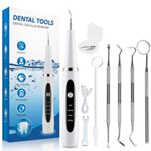 Load image into Gallery viewer, Ultrasonic Teeth Cleaner Electric Dental Plaque Remover Rechargeable Sonic Dental Calculus Scaler 4 Modes Adults Tooth Whitening