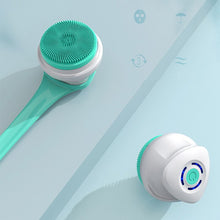 Load image into Gallery viewer, Electric Bath Brush Shower Cleaning Body Massage Brush Multifunctional Spinning Spa Brush Waterproof Long Handle Back Rubbing