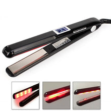 Load image into Gallery viewer, Hair Straightener Infrared and Ultrasonic Profession Cold Hair Care Iron