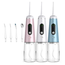Load image into Gallery viewer, 350ML Portable Electric Oral Irrigator Dental Water Flosser USB