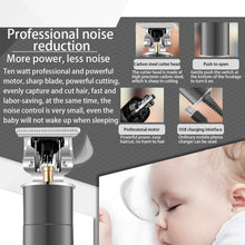 Load image into Gallery viewer, Metal Housing Professional Hair Trimmer Barber Cordless