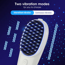 Load image into Gallery viewer, Red Blue Light Electric Massage Comb Scalp Head Massager Photon Physiotherapy Hair Care Comb Vibrating IPL Comb Anti Hair Loss