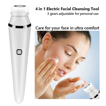 Load image into Gallery viewer, Electric 4 in1 Face Cleansing Brush Sonic Blackhead