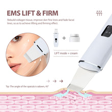 Load image into Gallery viewer, Ultrasonic Peeling Machine LCD Display EMS Positive Negative Ion Blackhead Export Mask Lifting Firming Facial Cleaning Scrubber
