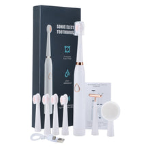 Load image into Gallery viewer, 7 in 1 Electric Toothbrush and Accessories Sonic Tooth Brush Dental Cleaning Device Teeth Whitening with Face Massenger Brush